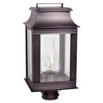 Concord Outdoor Post Light - Dark Brass / Frosted