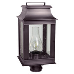 Concord Outdoor Post Light - Dark Brass / Seedy Marine