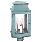 Concord Outdoor Post Light - Verdi Gris / Seedy Marine