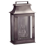 Concord Outdoor Wide Wall Sconce - Dark Brass / Frosted