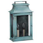 Concord Outdoor Wide Wall Sconce - Verdi Gris / Seedy Marine