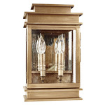 Empire Outdoor Wall Sconce - Antique Brass / Seedy Marine