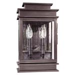 Empire Outdoor Wall Sconce - Dark Brass / Seedy Marine