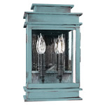 Empire Outdoor Wall Sconce - Verdi Gris / Seedy Marine