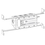 TruLine Trim 1.6A End Power Connector w/Bridgebox/J-Box - White