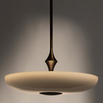 The Met Pendant - Oil Rubbed Bronze / Opal