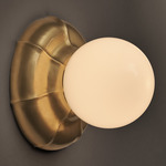 Epoch Wall Light - Unlacquered Brass / Frost