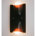 Calle Wall Light - Brushed Brass / Burnt Sienna