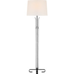 Olivette Floor Lamp - Aged Iron / Linen