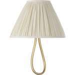 Jeanne Wall Sconce - Gild / Silk Pleated