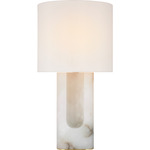 Palo Table Lamp - Alabaster / Linen