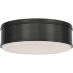 Marden Ceiling Flush Light - Bronze / White