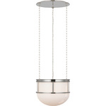 Martil Pendant - Polished Nickel / White