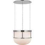Martil Pendant - Polished Nickel / White