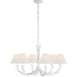 Provenz Chandelier - Plaster White / Linen