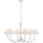 Provenz Chandelier - Plaster White / Linen