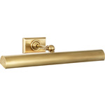 Cabinet Makers Cordless Picture Light - Antique Burnished Brass