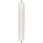 Bowen Bathroom Vanity Light - Hand-Rubbed Antique Brass / White