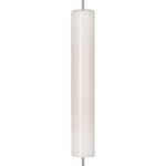 Bowen Bathroom Vanity Light - Polished Nickel / White