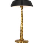 Ilosi Rechargeable Table Lamp - Hand-Rubbed Antique Brass / Bronze