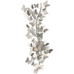 Farfalle Right Wall Sconce - Burnished Silver Leaf