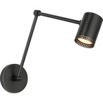 Precision Double Swing-arm Library Wall Light - Bronze / White