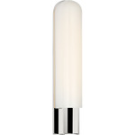 Trouve Wall Sconce - Polished Nickel / White