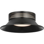 Precision Cap Ceiling Flush Light - Bronze / White