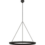 Utopia Ring Chandelier - Aged Iron