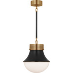 Precision Pendant - Antique Burnished Brass / Bronze / White