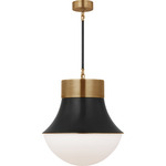 Precision LED Pendant - Antique Burnished Brass / Bronze / White