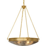 Quinn Chandelier - Soft Brass / Antique Mercury