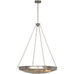 Quinn Chandelier - Pewter / Antique Mercury