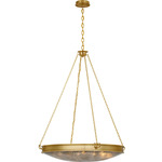 Quinn Chandelier - Soft Brass / Antique Mercury