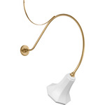 Academy Outdoor Anchored Larrabee 36in Savannah Wall Light - Hand-Rubbed Antique Brass / White