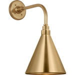 Academy Outdoor Rex Barn Savannah Conical Wall Light - Hand-Rubbed Antique Brass