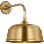 Academy Outdoor Rex Barn Rockhouse Shade Wall Light - Hand-Rubbed Antique Brass