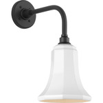Academy Outdoor Rex Barn Savannah Shade Wall Light - Matte Black / White