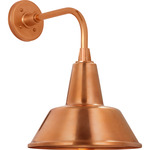 Academy Outdoor Rex Barn Bowers Shade Wall Light - Soft Copper
