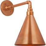 Academy Outdoor Mack Barn Savannah Conical Wall Light - Soft Copper
