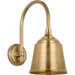 Academy Outdoor Arched 16 Mack Sm Rockhouse Wall Light - Hand-Rubbed Antique Brass