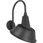 Academy Outdoor Arched 16 Mack Tilt Bowers Shade Wall Light - Matte Black