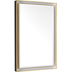 Tricia Color-Select Rectangular Mirror with Light - Modern Iron / Gild / Mirror