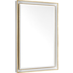 Tricia Color-Select Rectangular Mirror with Light - Polished Nickel / Gild / Mirror