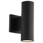 Cylinder Color-Select Outdoor Wall Sconce - Black