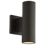 Cylinder Color-Select Outdoor Wall Sconce - Bronze