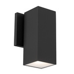 Cubix Color-Select Outdoor Wall Light - Black