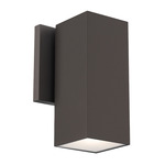 Cubix Color-Select Outdoor Wall Light - Bronze