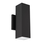 Cubix Color-Select Outdoor Wall Light - Black