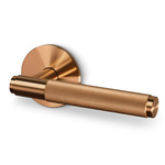 Conventional Lever Door Handle Set - Cross Pattern - Warm Sunset